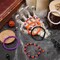 1500pcs Halloween Beads for Jewelry Making - 6mm Round Pony Beads & Plastic Spacers - Orange, Purple, Black & White Small Charms for DIY Bracelets, Necklaces & Hair Crafts
